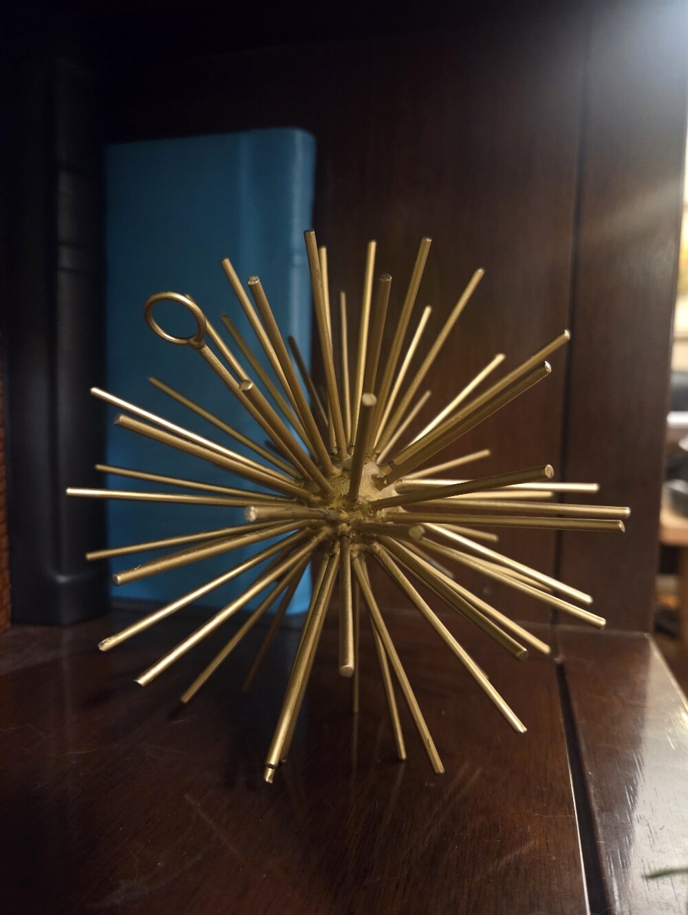 MCM Gold Starburst Sculpture Accent